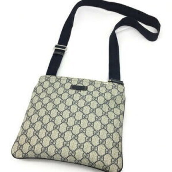 Gucci Shoulder Bag GG Supreme Navy Blue - Picture 6 of 8